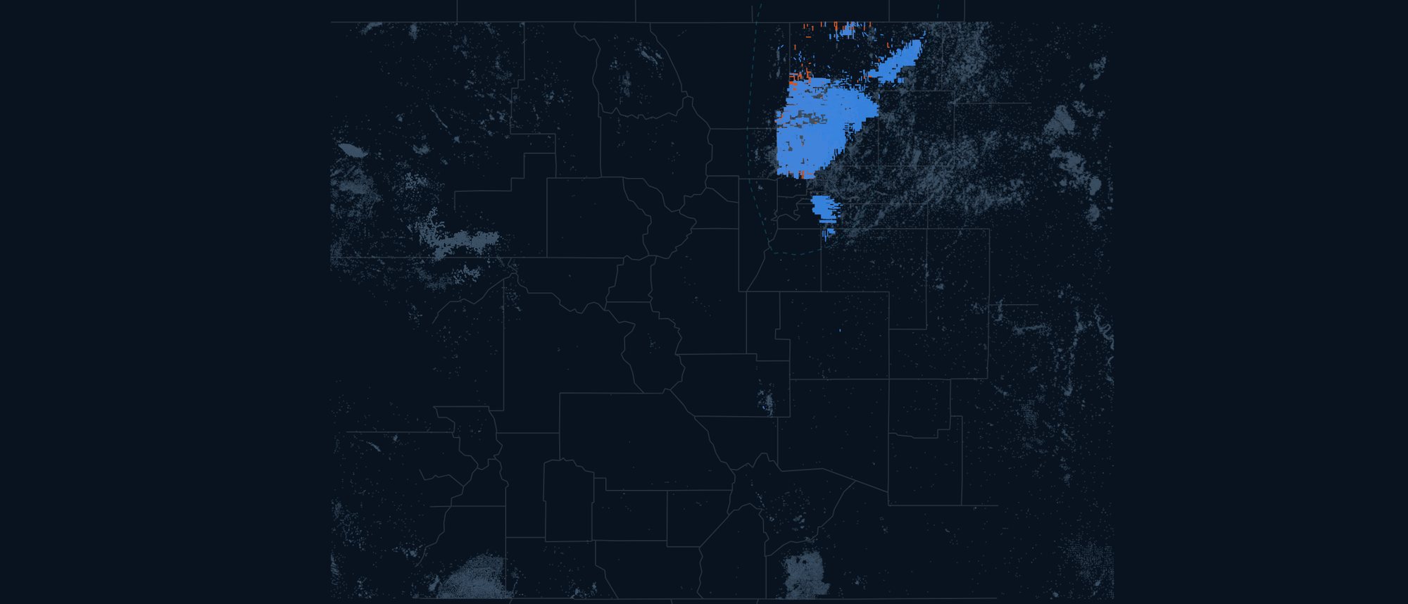 Denver-Julesburg wells mapped by landing zone