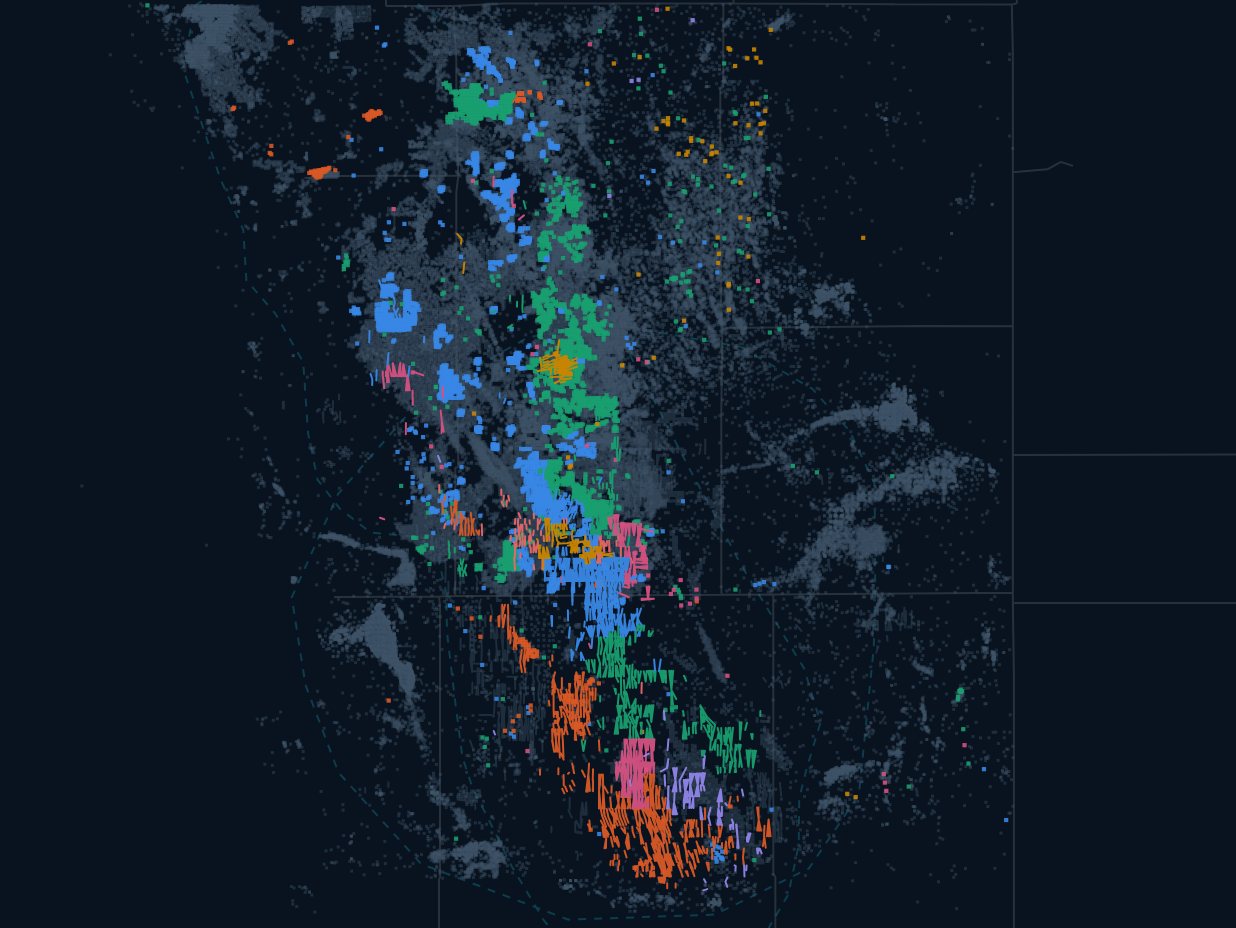 Powder River wells mapped by operator